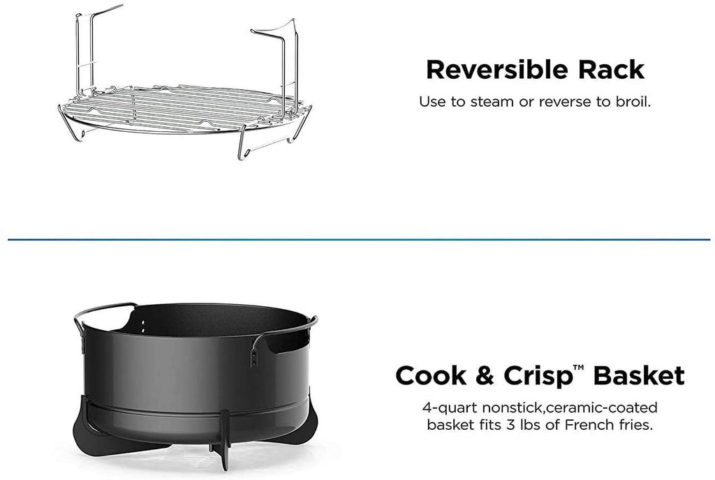 Restored 8-in-1 Multi-Cooker Pressure Cooker and Air Fryer 6.5 Qt G502707