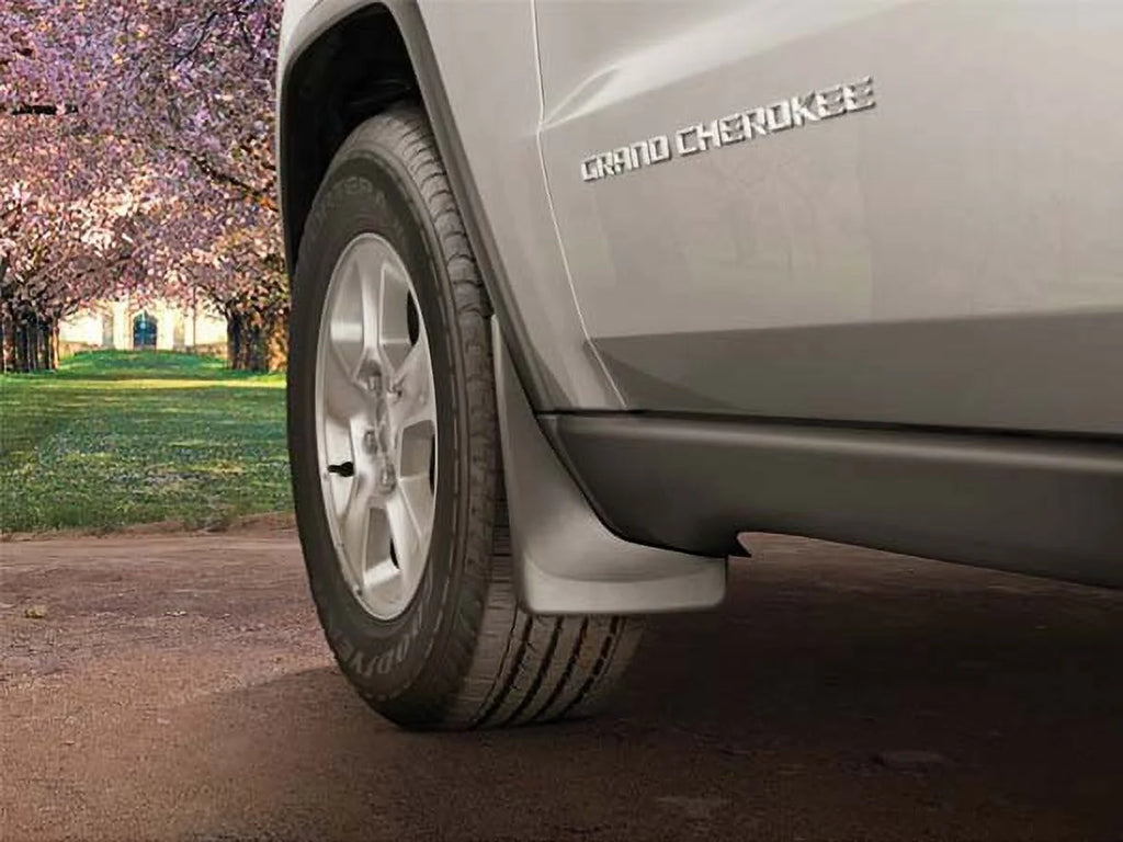 Black No Drill Splash Guard MudFlaps, Rear Pair N644