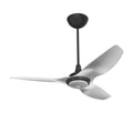 52 Ceiling Fan with Brushed Aluminum Blades and Black Finish D280013
