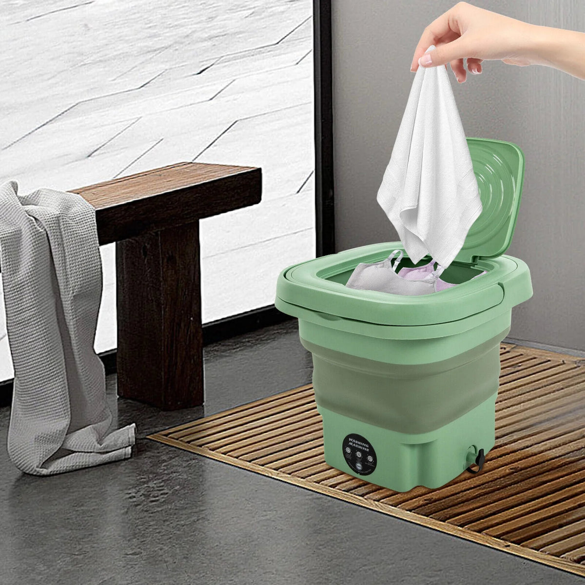 8L Foldable Mini Washing Machine O792486