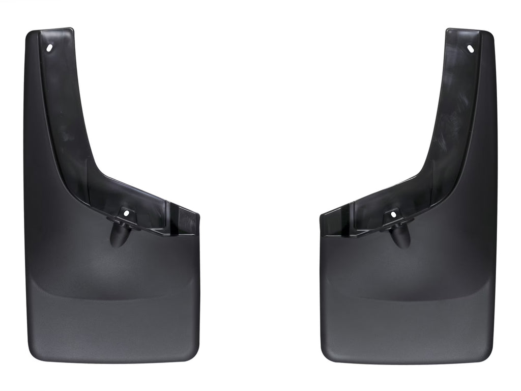 Black No Drill Splash Guard MudFlaps, Rear Pair N644