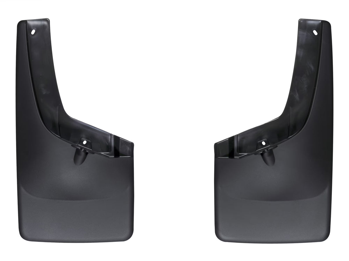 Black No Drill Splash Guard MudFlaps, Rear Pair N644