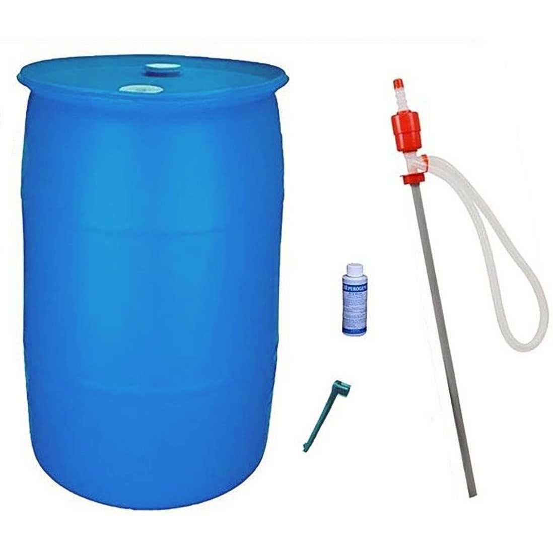 55 Gallon Emergency Water Barrel Storage Combo Pack B9250
