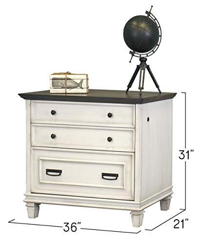 Brown Lateral File Cabinet W8708