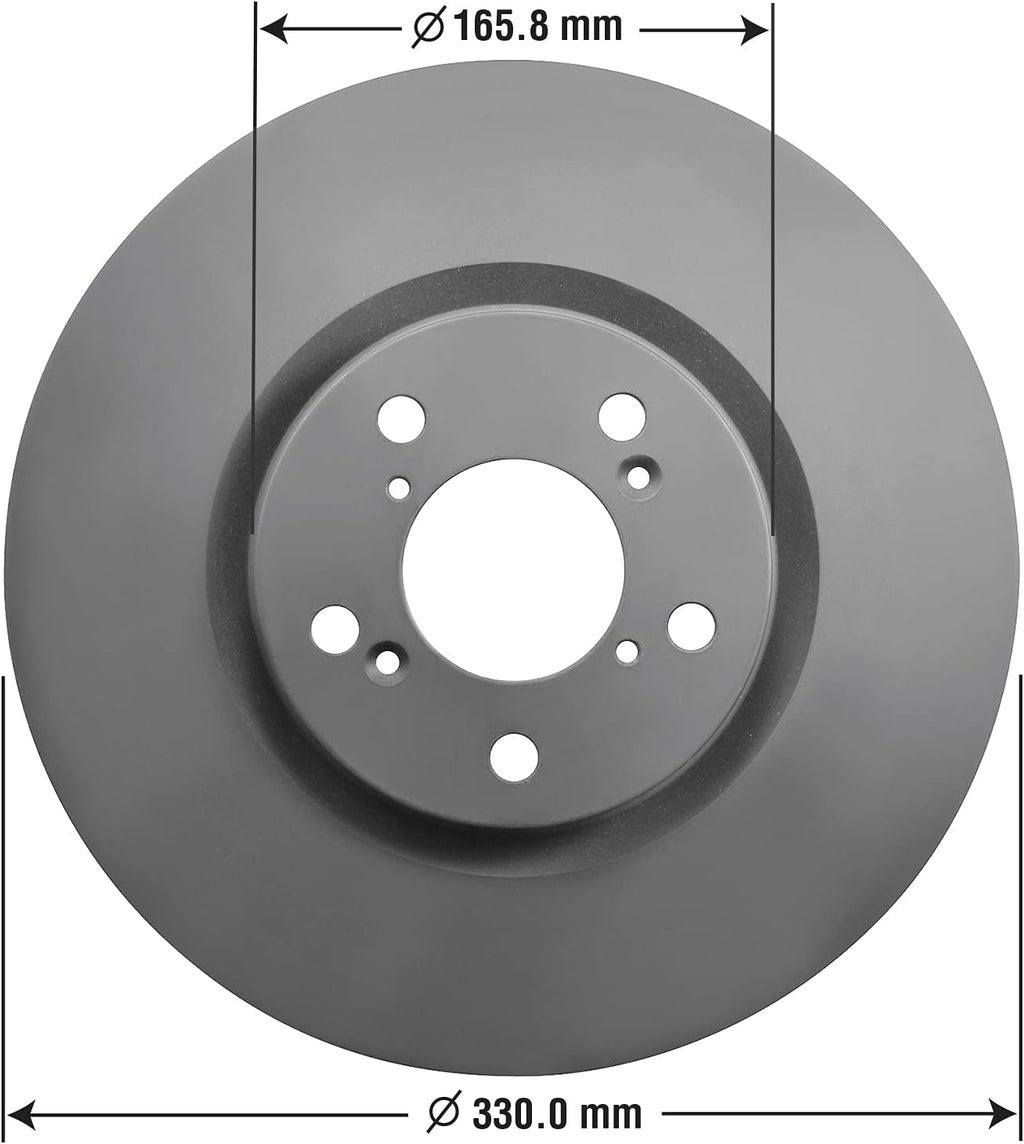 Pack of 2 Front Brake Rotor J8884
