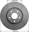 Pack of 2 Front Brake Rotor J8884