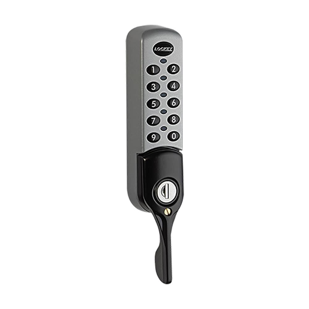 Digital Combination Cabinet & Locker Lock with Lever Handle, Silver H550