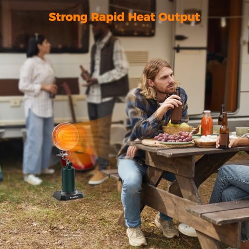 Portable Propane Heater, 15,000 BTU Outdoor Gas Heater with Framed Handle L265