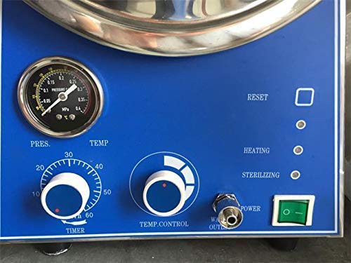 24L High Pressure Stainless Steel Steam Autoclave Sterilizer U731
