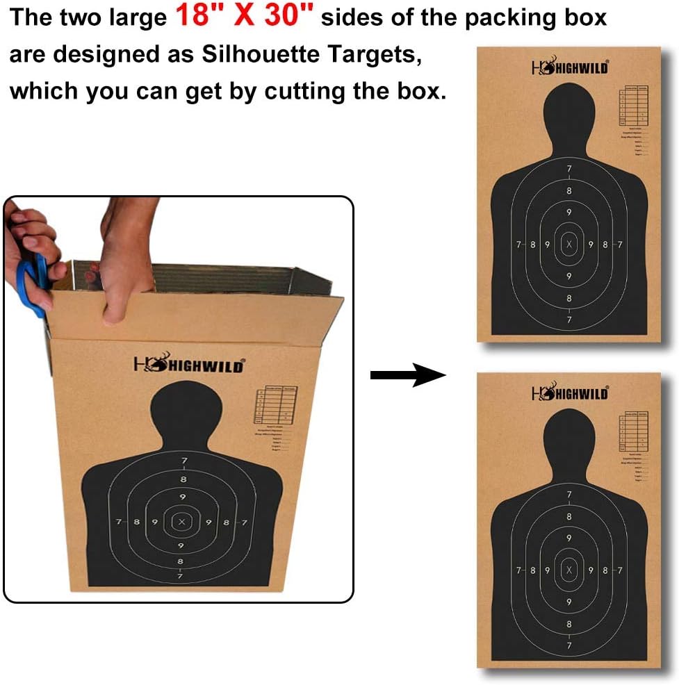 18 X 30 Cardboard Paper Targets (Pack of 25) K3229