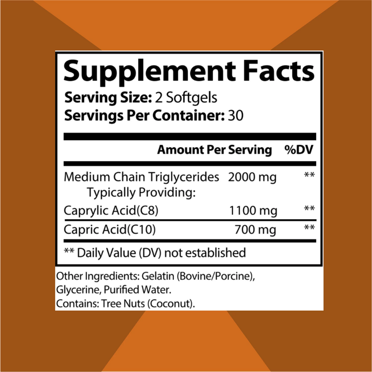 MCT Oil Softgels S92827