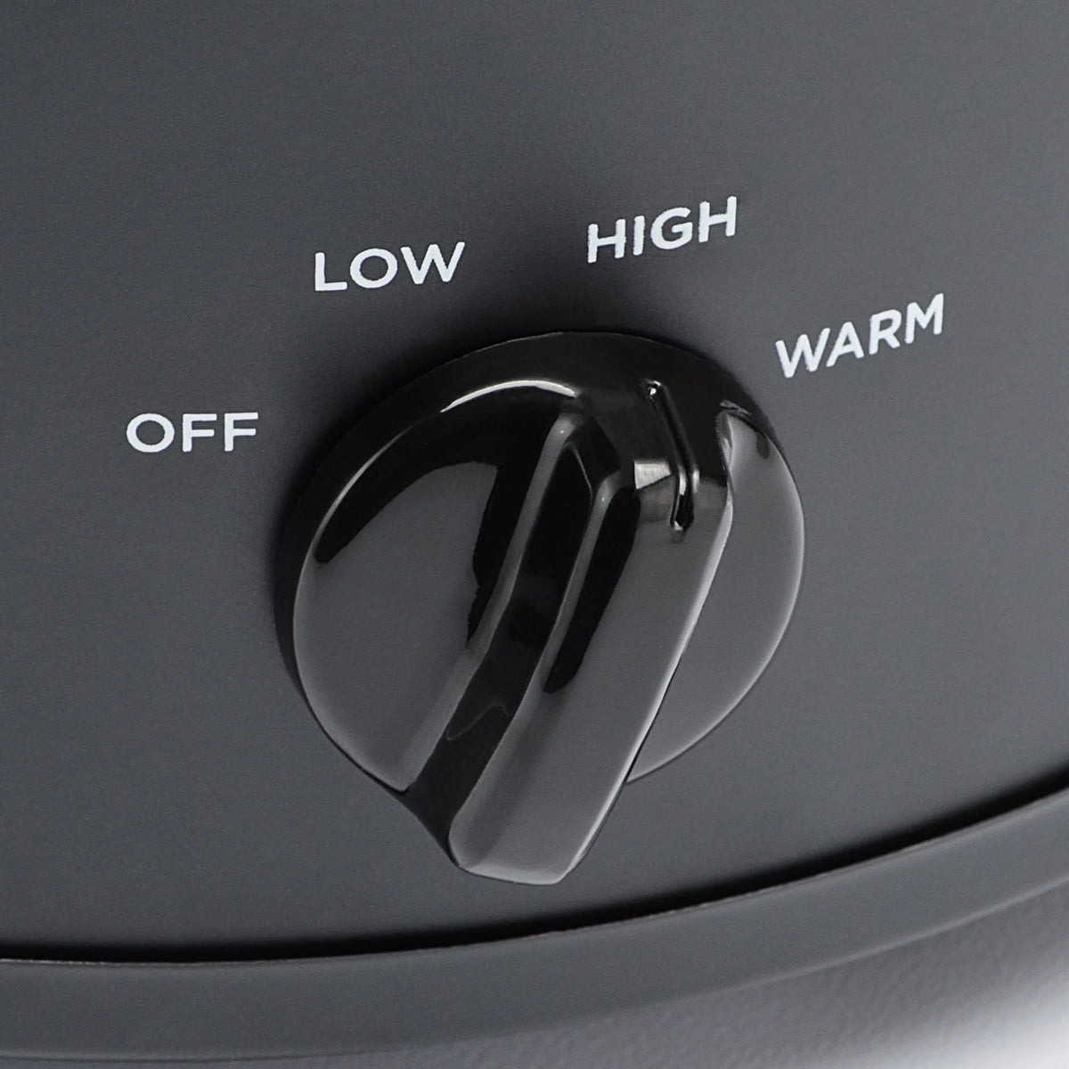2 QT Slow Cooker, Matte Black Finish, Removeable Stoneware Pot I295876