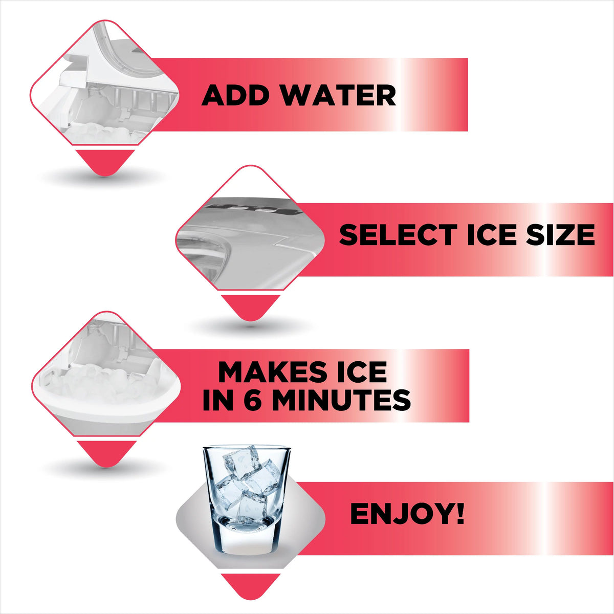 Portable Countertop Ice Maker Y701