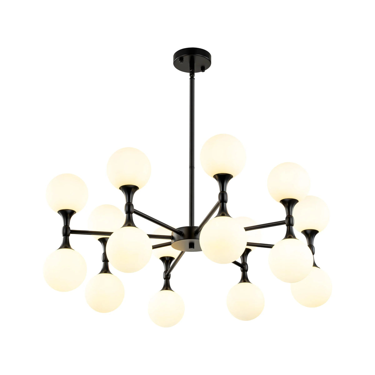 16-Light Dimmable Sputnik Linear Chandelier K41851
