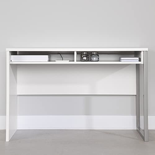 Pure White Metal Desk R609389