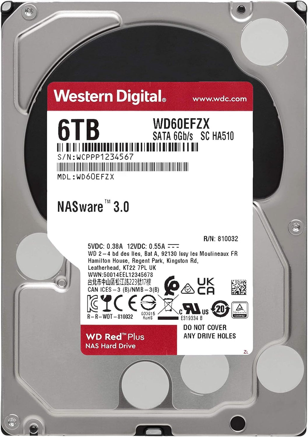 8TB NAS Internal Hard Drive HDD D543