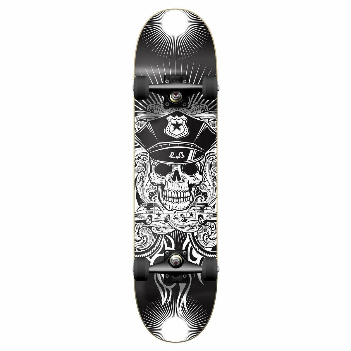 Graphic Skull Complete Skateboard O5241