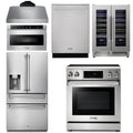 30 Electric Range, Range Hood, Microwave, Refrigerator, Dishwasher, Wine Cooler A138249
