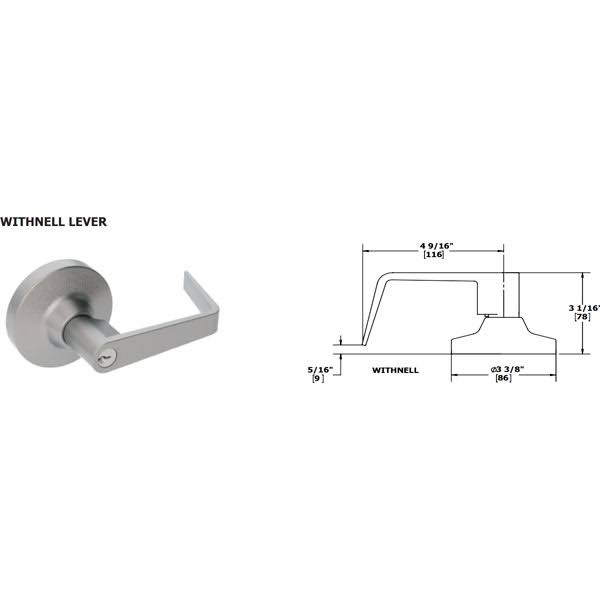 Grade 1 Cylindrical Lock Passage P384