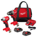 18V Lithium-Ion Brushless Cordless Compact Drill/Impact Combo Kit (2-Tool) X79816