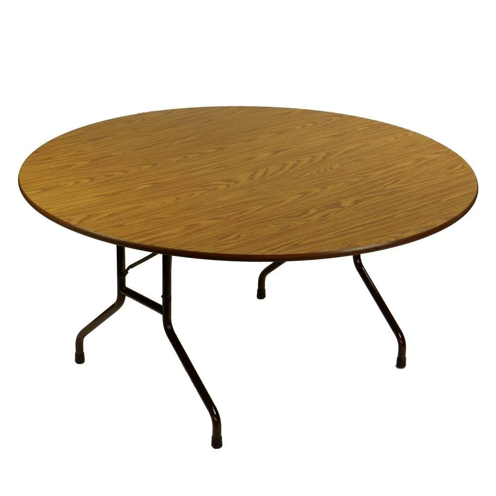 60x22 Round Melamine Folding Table S51085