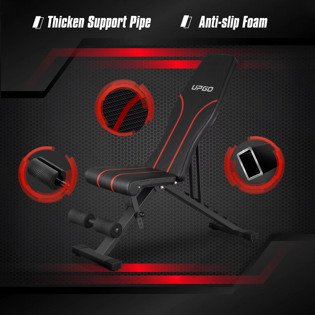 Adjustable Weight Bench 660lbs Capacity Foldable J65344