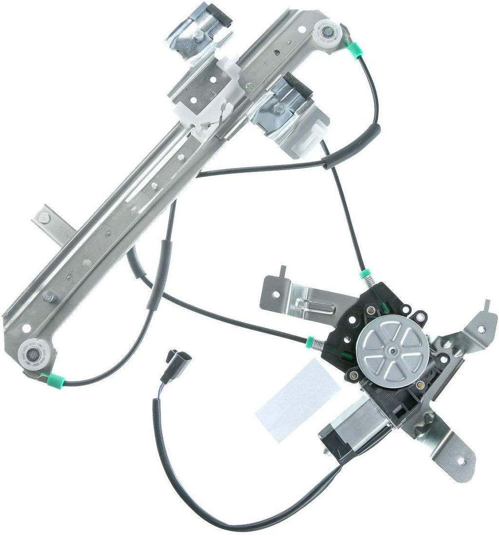 Rear Left Window Regulator with Motor for Chevrolet Tahoe GMC Yukon 2000-2006 Cadillac Escalade 2002-2006 Pack of 2 S8688