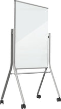 Mobile Magnetic Glass Whiteboard Q77099