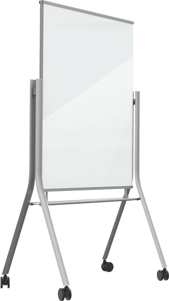 Mobile Magnetic Glass Whiteboard Q77099