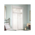 White 31x60 Faux Wood Cordless Blind Y25959