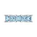 14k White Gold Eternity Band B8441