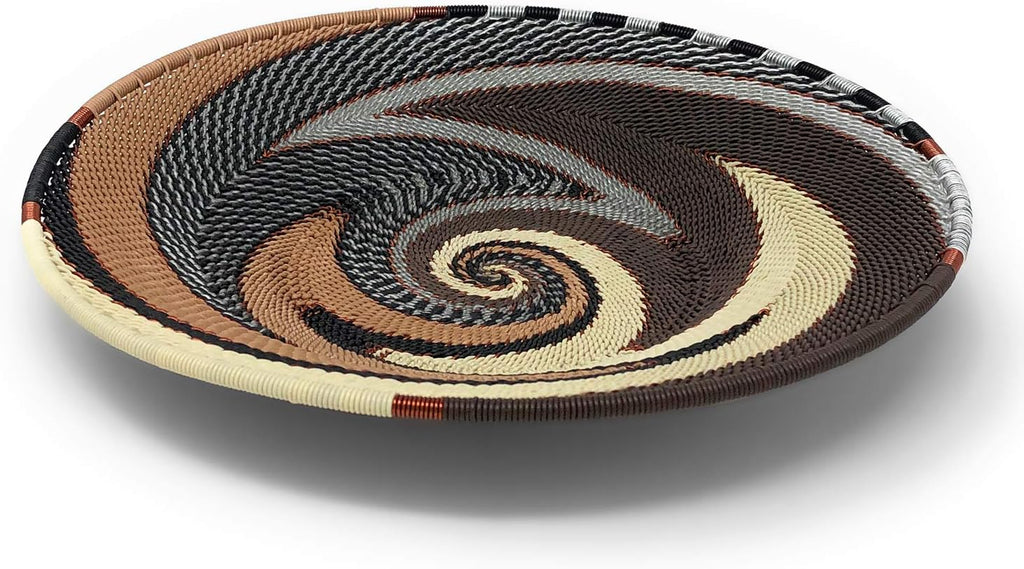 Telephone Wire Platter Basket, Pack of 2 K60483