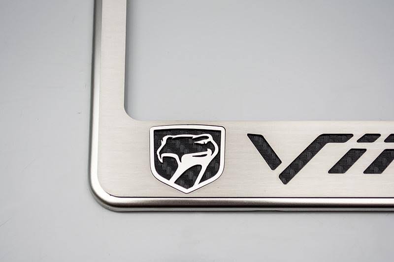 License Plate Frame CF Orange C4222
