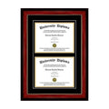 Double Diploma Frame with Double Matting F529913