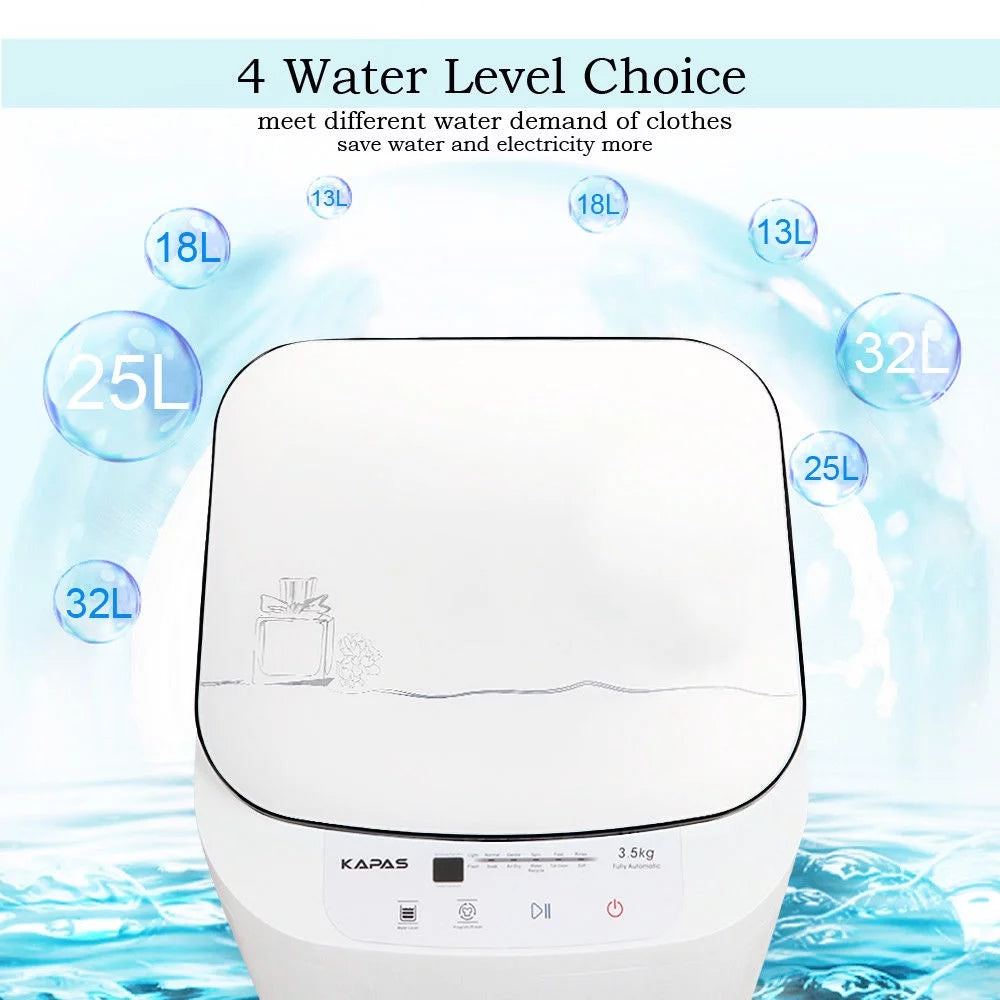Compact Washing Machine with 8 lbs Capacity Top Load Tub Washer L355863
