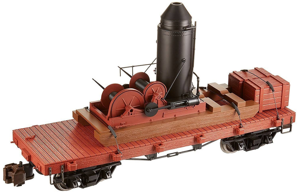Log Skidder with Crates on 20ft Log Car E8489