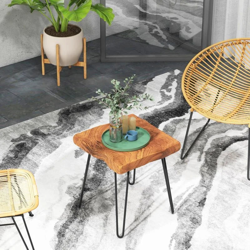 Teak Wood Outdoor End Table D152