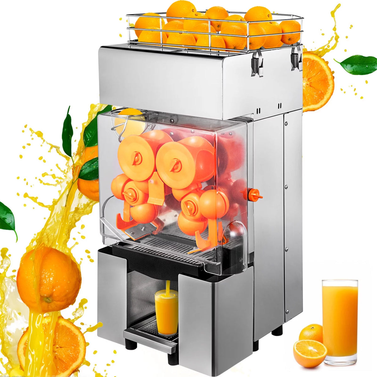 110V Electric Citrus Juicer Machine with Pull-Out Filter Box J472698