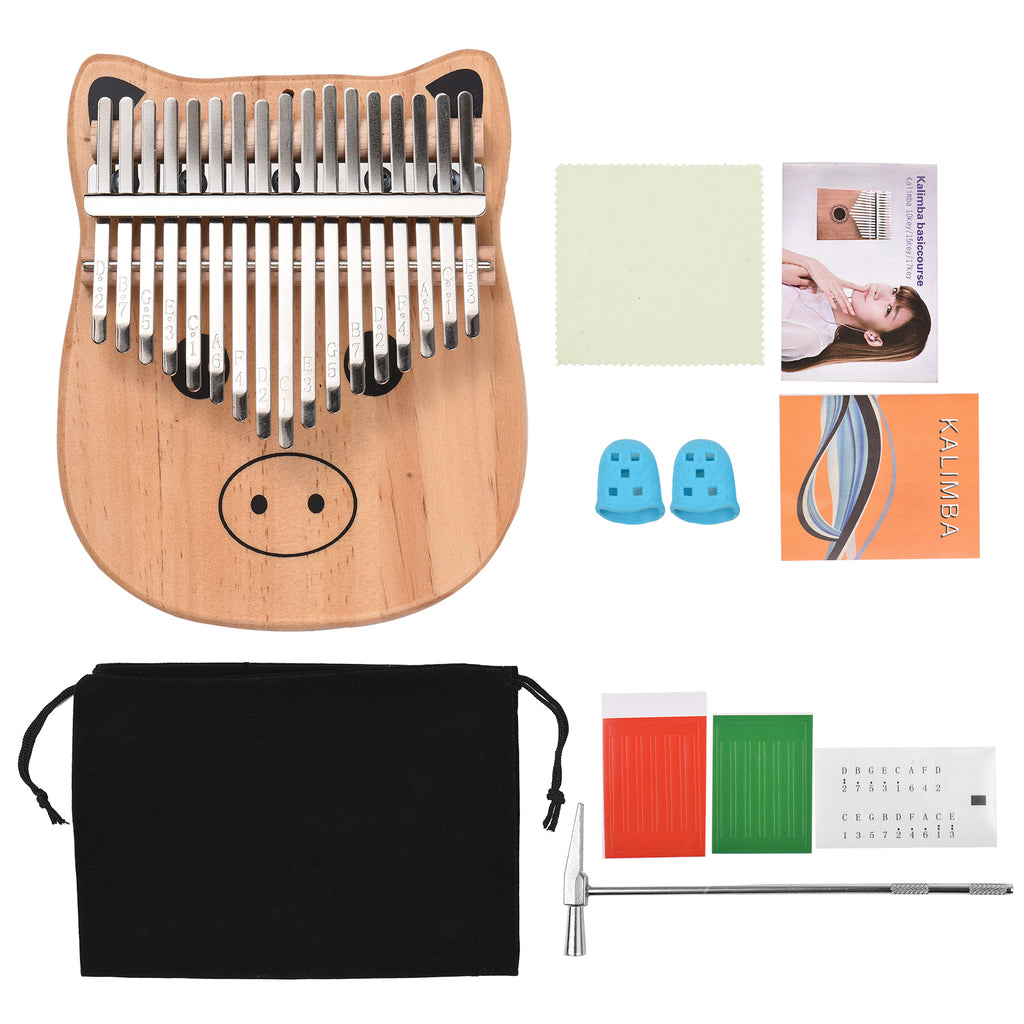 17-Key Portable Thumb Piano Y746227