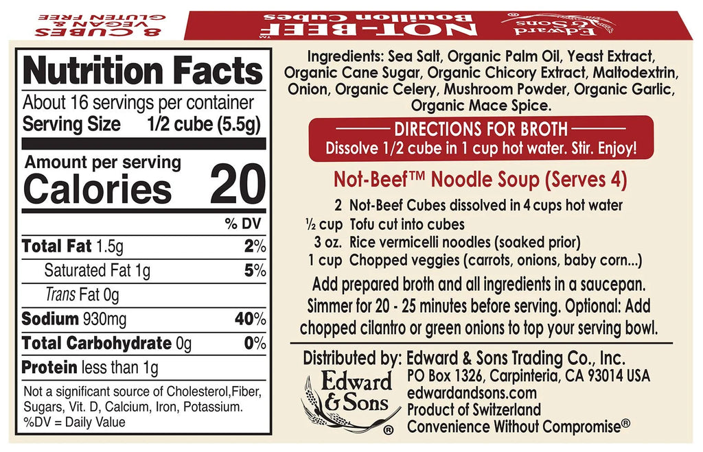 Bouillon Cubes 3.1 Ounce Pack of 12 X32312