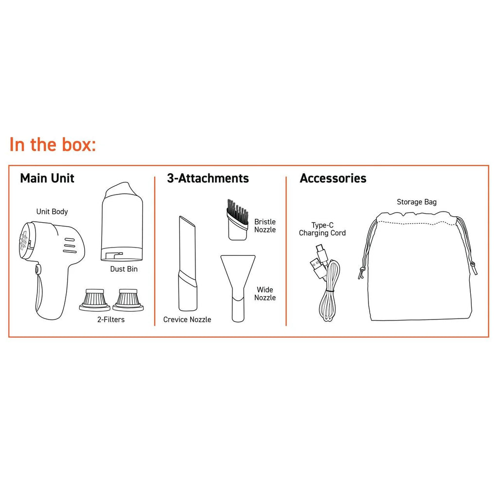 Rechargeable Cordless Handheld Vacuum with Accessories N852912