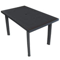 Plastic Anthracite Garden Table C4050