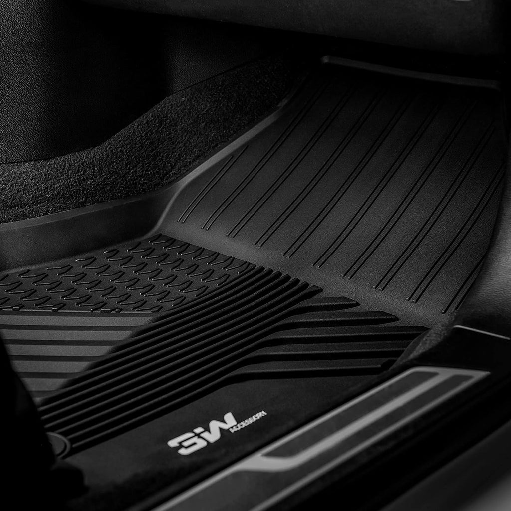 Black TPE All Weather Floor Mats Full Set B512901