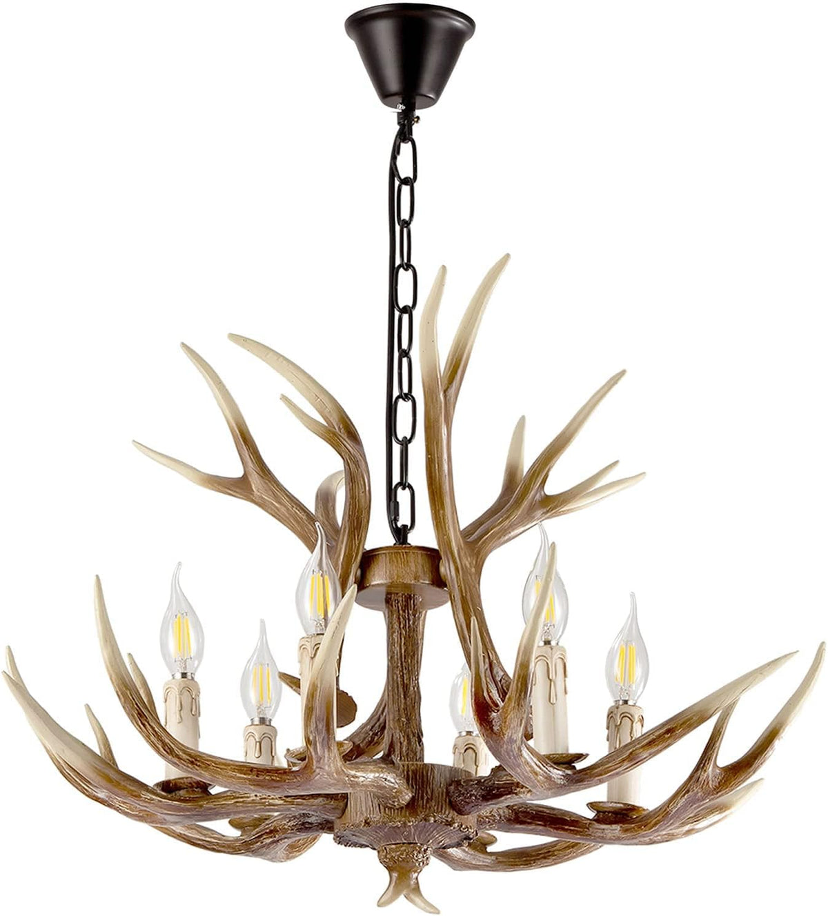 6 Lights Antler Chandelier K90534