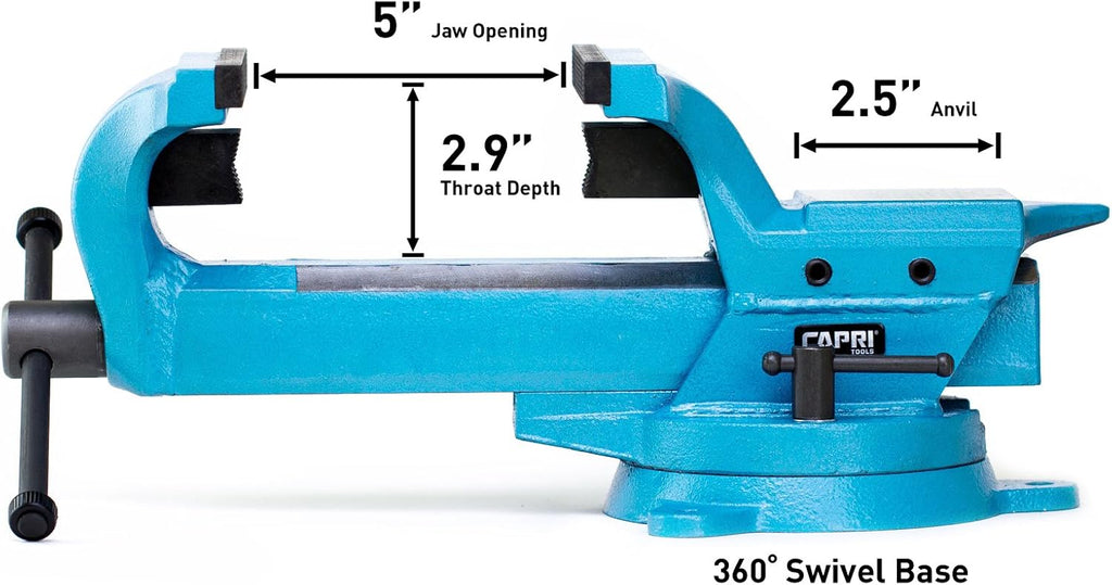 Forged Steel Bench Vise, 7 I2970