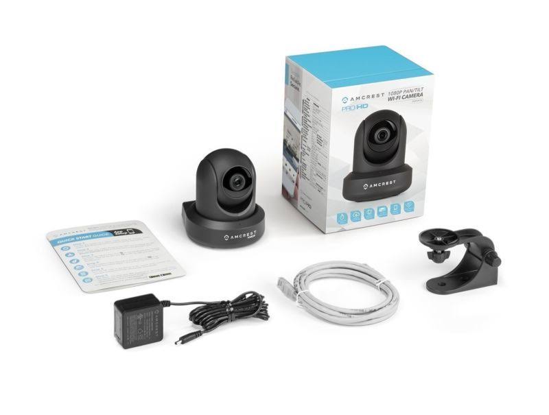 1080p WiFi Indoor Pan/Tilt Security IP Camera Black A742