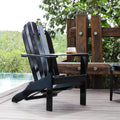 Yellow Adirondack Chair with Tray Table F569