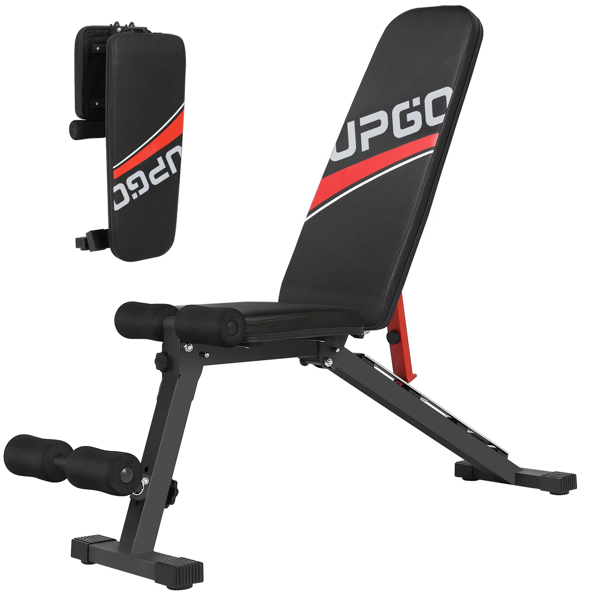 Adjustable Weight Bench 660lbs Capacity Foldable J65344