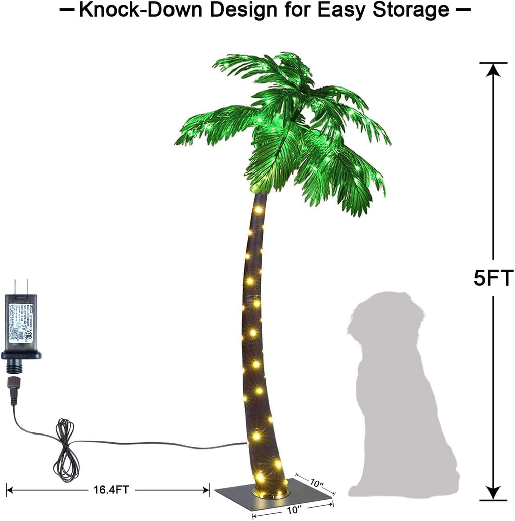 184LED Palm Tree Decor P2158