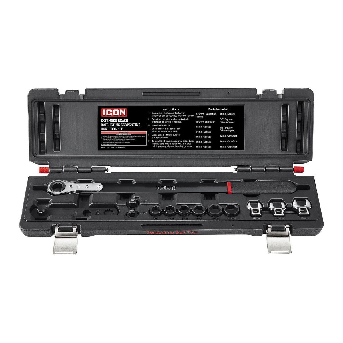 Ratcheting Serpentine Belt Tool Kit N44345